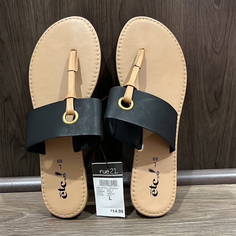 Rue21 Sandals Bundle 1 Pair Is Brand New,2-nd Is Gently‎ Worn,size 8/9 - Picture 2 of 6